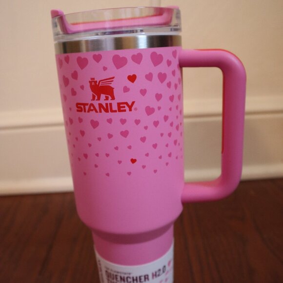 LIMITED Edition Stanley Cup Valentines Day 2025 40oz H2.0 Flowstate Tumbler Pink - Picture 9 of 9